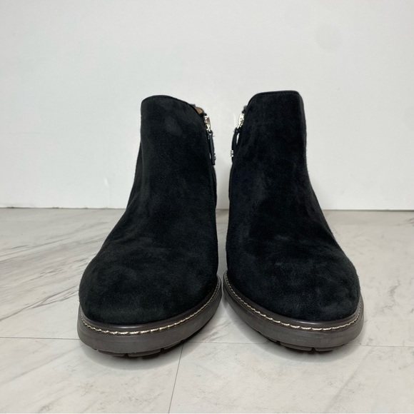 New! Sam Edelman Pryce Black Suede Bootie 11M - Picture 2 of 14